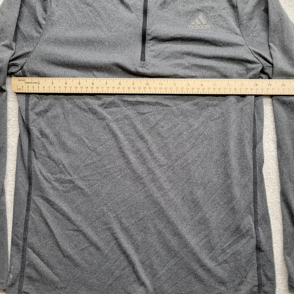 Adidas Men's Medium Running Fleece 1/4 Zip Pullover Jacket Sweatshirt - Picture 4 of 9